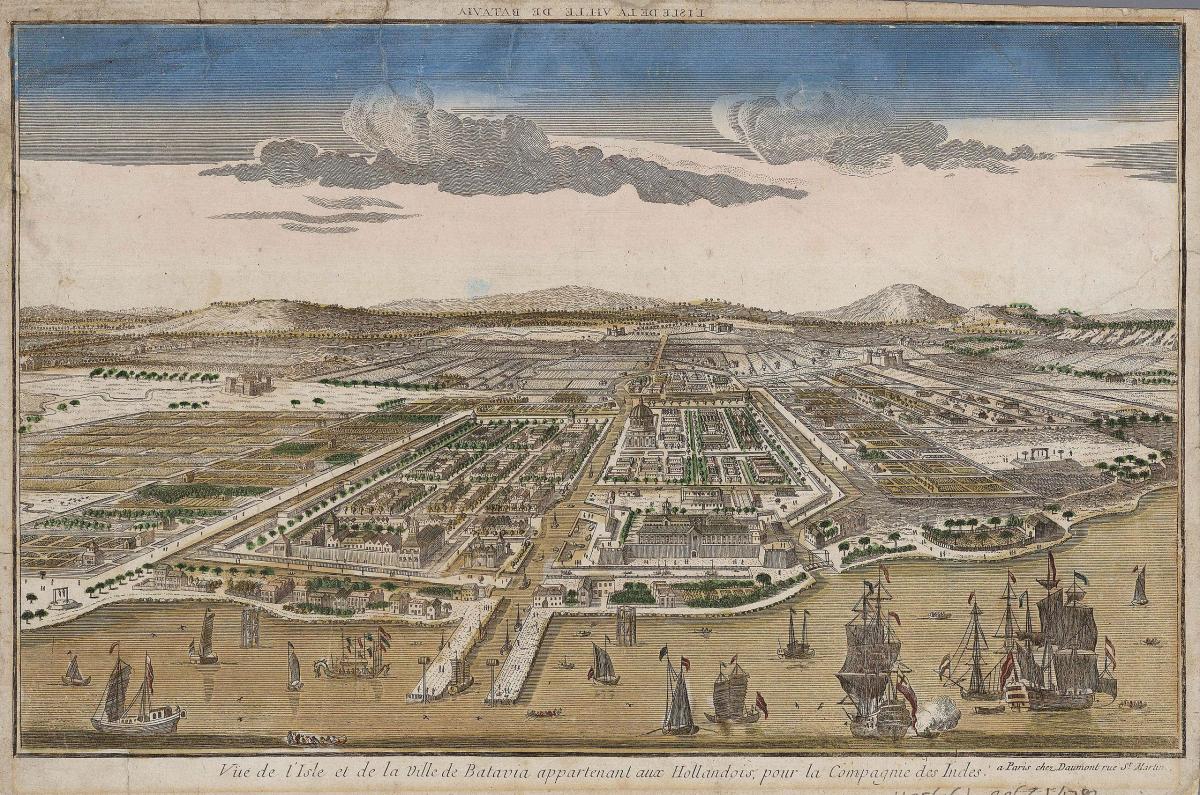 Jakarta antique map